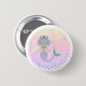 Magical Mermaid Ronde Button 5,7 Cm (Voorkant /achterkant)