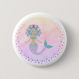 Magical Mermaid Ronde Button 5,7 Cm