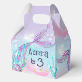 Magical Mermaid Tail Theme Party Boxes Bedankdoosjes (Voorkant)