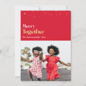 Magical Merry bij kerstmis  Kaart (Voorkant)