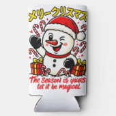 Magical Merry Christmas Snowman Cooler Bag (Achterkant)