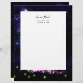 Magical Milky Way Letterhead Briefhoofd (Voorkant / Achterkant)