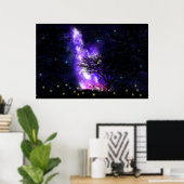 Magical Milky Way Poster (Thuiskantoor)