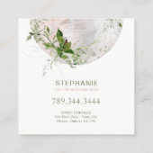 Magical Moon and Greenery Reiki Visitekaartjes (Achterkant)