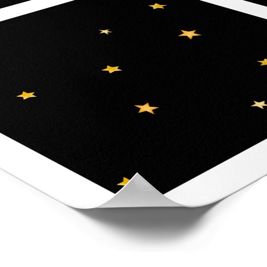 Magical Moon and Stars Nighttime Sleep Poster (Coin)