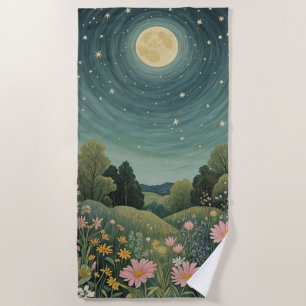 Magical Moonlit Meadow Strandlaken