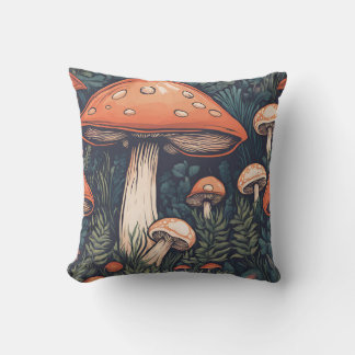 Magical Mushroom Meadow D16 Kussen