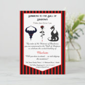 Magical & Mysterious Kids Birthday Party  Kaart (Staand voorkant)