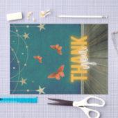 Magical Neon Lights & Butterflies Dank je Tissuepapier (Craft)