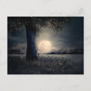 Magical Night Moon Briefkaart