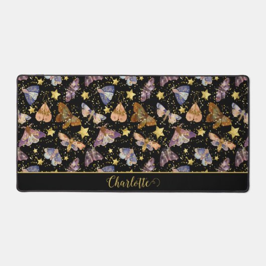 Magical Night Moth Faux Gold Parties scintillant C (Recto)