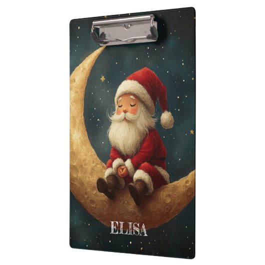 Magical Night with Crescent Moon and Santa Claus Klembord (Links)