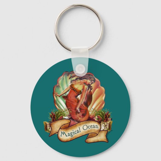 Magical Ocean Mermaid Sleutelhanger (Voorkant)