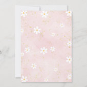 Magical Pastel Unicorn Arc-en-ciel Invitation d'an (Dos)