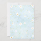 Magical Pastel Unicorn Arc-en-ciel Invitation d'an (Dos)