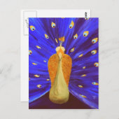 Magical Peacock Briefkaart (Voorkant / Achterkant)