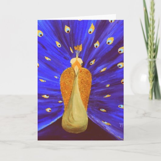 Magical Peacock - Carte de voeux (Devant)