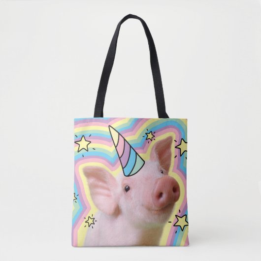 Magical Piglet Unicorn Draagtas (Voorkant)