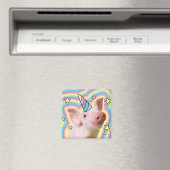 Magical Piglet Unicorn Magneet (Insitu (Vaatwasser))