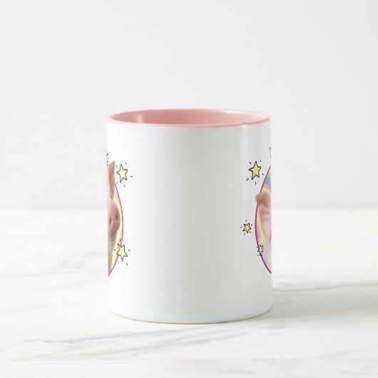 Magical Piglet Unicorn Mok (Midden)