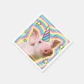 Magical Piglet Unicorn Servet (Hoek)