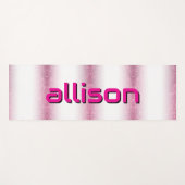 Magical pink background name Personalized  Yogamat (Voorkant (horizontaal))