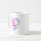 Magical Pink Heart Pattern Mug (Devant gauche)
