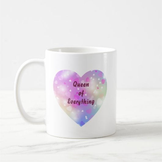 Magical Pink Heart Pattern Mug (Gauche)