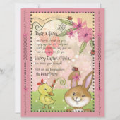Magical Pink Letter from the Easter Bunny  (Voorkant)