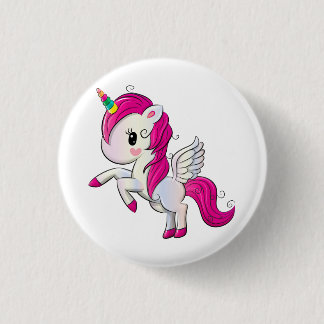 Magical Pink Unicorn Ronde Button 3,2 Cm
