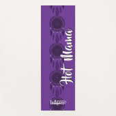 Magical purple background name Personalized  Yogamat (Voorkant)