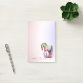 Magical Purple Blush Ombre Unicorn Post-it® Notes (Kantoor)