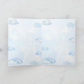 Magical Rainbow Birthday Invitation Greeting Card (Intérieur)