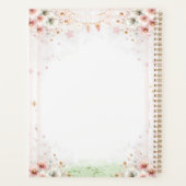 Magical Rainbow Pink Unicorns Spiral Notebook wate (Dos)