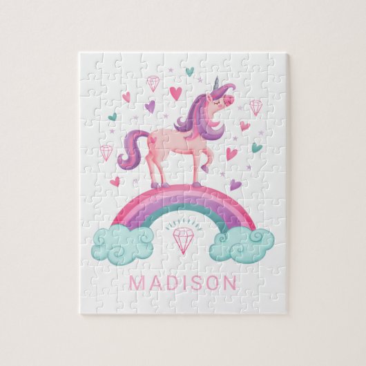 Magical Rainbow Unicorn Jigsaw Puzzle Legpuzzel (Verticaal)