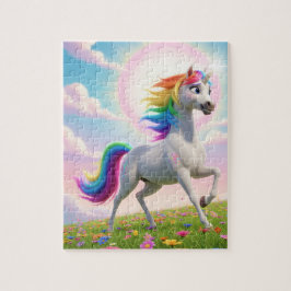 Magical Rainbow Unicorn Legpuzzel