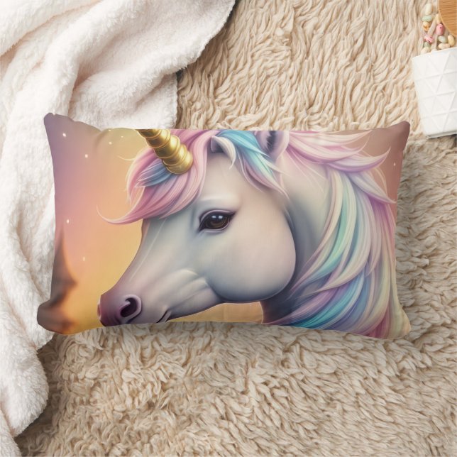 Magical Rainbow Unicorn Personalized Kussen (Deken)
