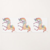 Magical Rainbow Unicorn  Personalized  Yogamat (Voorkant (horizontaal))