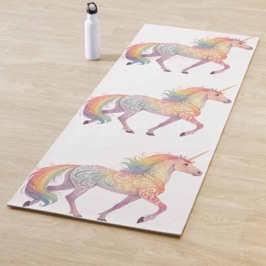 Magical Rainbow Unicorn  Personalized  Yogamat (In situ)