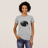 Magical Raven en het Moon Womens T-shirt (Voorkant volledig)