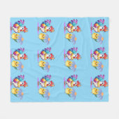 Magical Rooster Boys Fleece Blanket Deken (Voorkant (Horizontaal))