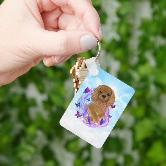 Magical Ruby Cavalier King Charles Spaniel Sleutelhanger (Hand)