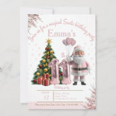 Magical Santa Birthday Invitation – 11th Birthday (Devant)