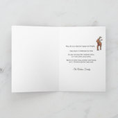 Magical Santa Christmas Village I Forest Friends Feestdagen Kaart (Binnen)