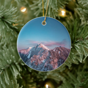 Magical sky boven berg Storžič, Slovenië Keramisch Ornament