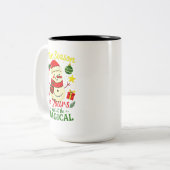 Magical Snowman Christmas Mug Cozy Holiday winter (Devant gauche)