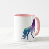 Magical Sparkly Prancing unicorn Mok (Voorkant rechts)
