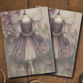 Magical Sugar Plum Fairy Ballerina Art Decoupage Tissuepapier