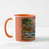 Magical Sunset Dolphin Tropical Ocean Mug (Gauche)