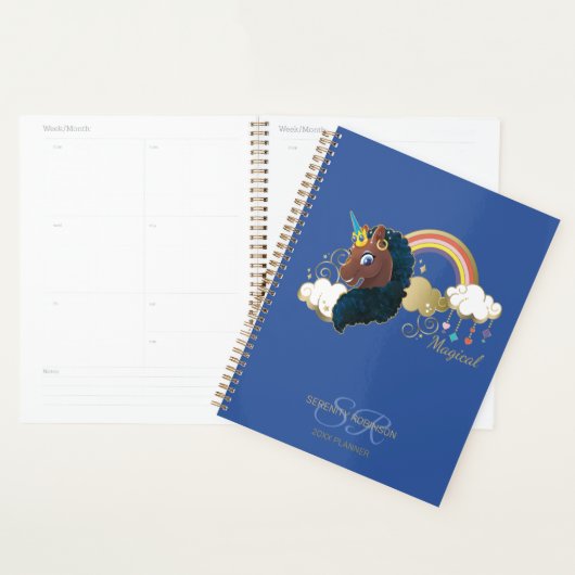 Magical the Unicorn Rainbow & Clouds Design (Devant avec enveloppe)